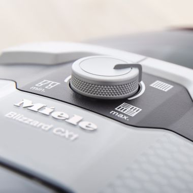 Miele&reg; Blizzard CX1 Pure Suction Bagless Canister Vacuum in Graphite Grey. View a larger version of this product image.