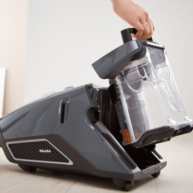 Miele&reg; Blizzard CX1 Pure Suction Bagless Canister Vacuum in Graphite Grey. View a larger version of this product image.
