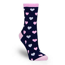 Waddle One Size Mama in the Making Maternity Push Spa Socks in Navy/Pink