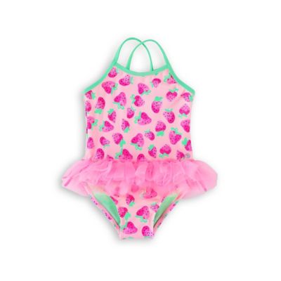 baby strawberry swimsuit