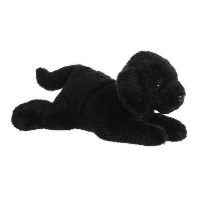 stuffed black lab puppy