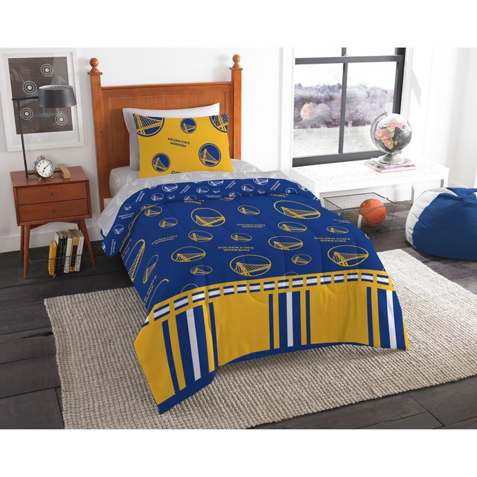 Nba Golden State Warriors Bed In A Bag Comforter Set Bed Bath And Beyond Canada