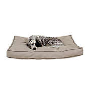 Carolina Pet Jamison Classic Canvas Orthopedic Medium Pet Bed in Khaki