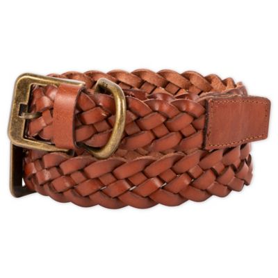 braided leather collar
