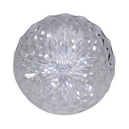 Northlight 6-Inch Crystal LED Sphere Outdoor Christmas Decoration in Clear