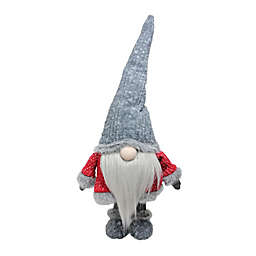 Northlight 23.25-Inch Christmas Gnome with Metal Spring Frame in Red