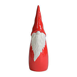 Northlight 12.5-Inch Ceramic Gnome Christmas Table Decoration in Red