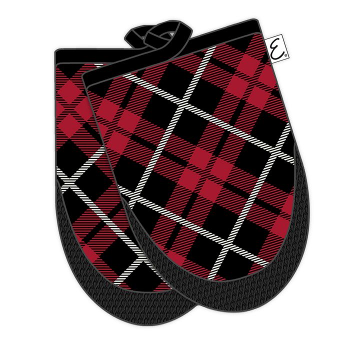 tnf red holiday 2 plaid print