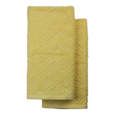 yellow kitchen towel sets