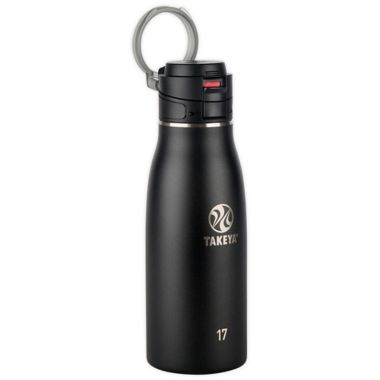 Takeya&reg; Actives Stainless Steel 17 oz. Travel Mug in Onyx. View a larger version of this product image.