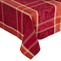 Saro Lifestyle Pumpion Tablecloth in Red