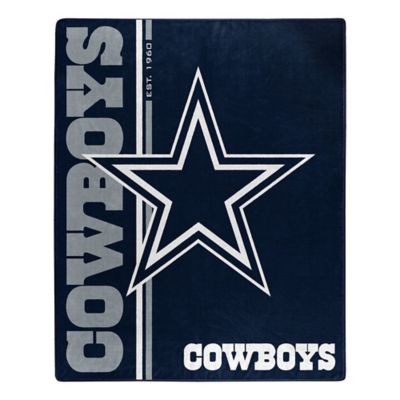 Nfl Dallas Cowboys Royal Plush Raschel Throw Bed Bath Beyond