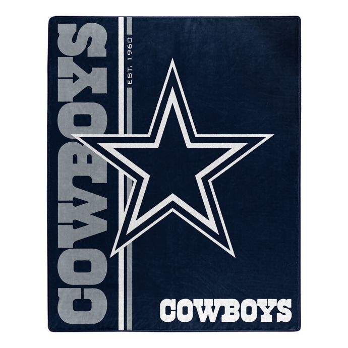 Nfl Dallas Cowboys Royal Plush Raschel Throw Bed Bath Beyond