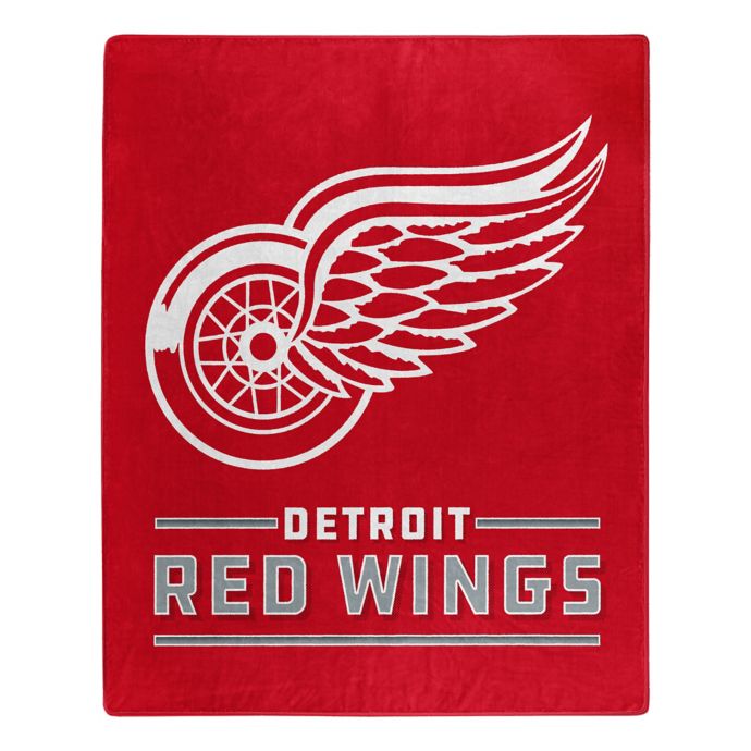 Nhl Detroit Red Wings Super Plush Raschel Throw Blanket Bed Bath Beyond