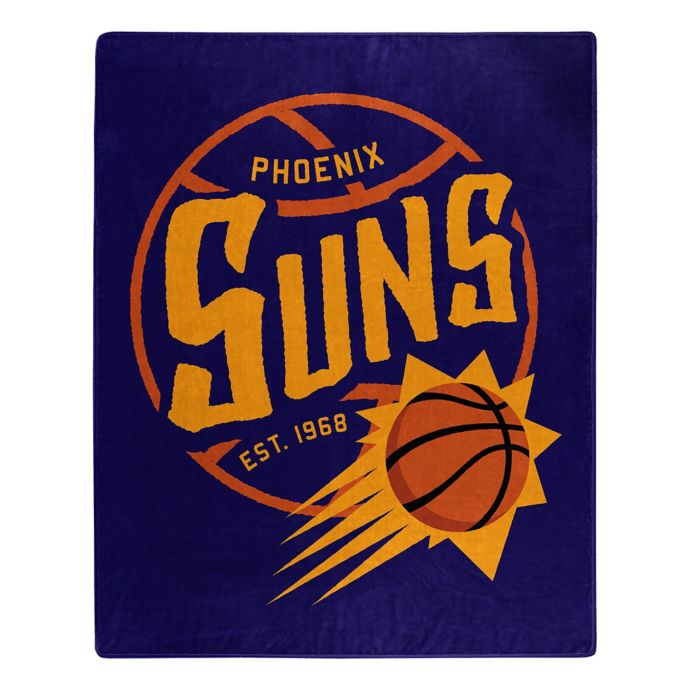 Nba Phoenix Suns Super Plush Raschel Throw Blanket Bed Bath Beyond