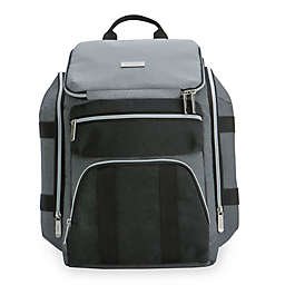 Baby Brezza® Diaper Backpack in Grey/Black
