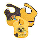 Alternate image 0 for Bumkins&reg; 3-Pack Hufflepuff&trade; SuperBibs in Yellow/Navy