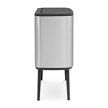 Brabantia&reg; Bo Touch Top 9-Gallon Trash Can in Matte Steel. View a larger version of this product image.
