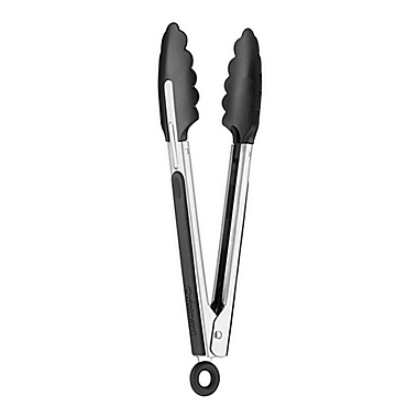 Cuisinart&reg; 9-Inch Nylon Tongs in Black. View a larger version of this product image.