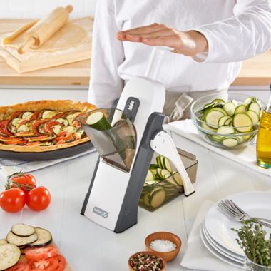Dash&reg; Safe Slice&reg; Mandoline in Grey. View a larger version of this product image.