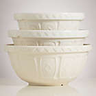 Alternate image 1 for Mason Cash&reg; 3-Piece Earthenware Mixing Bowl Set in Cream