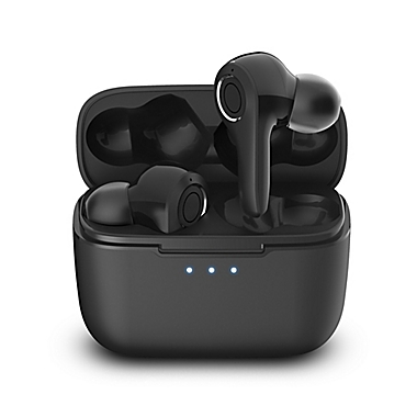 Brookstone&reg; True Wireless Earbuds in Black. View a larger version of this product image.