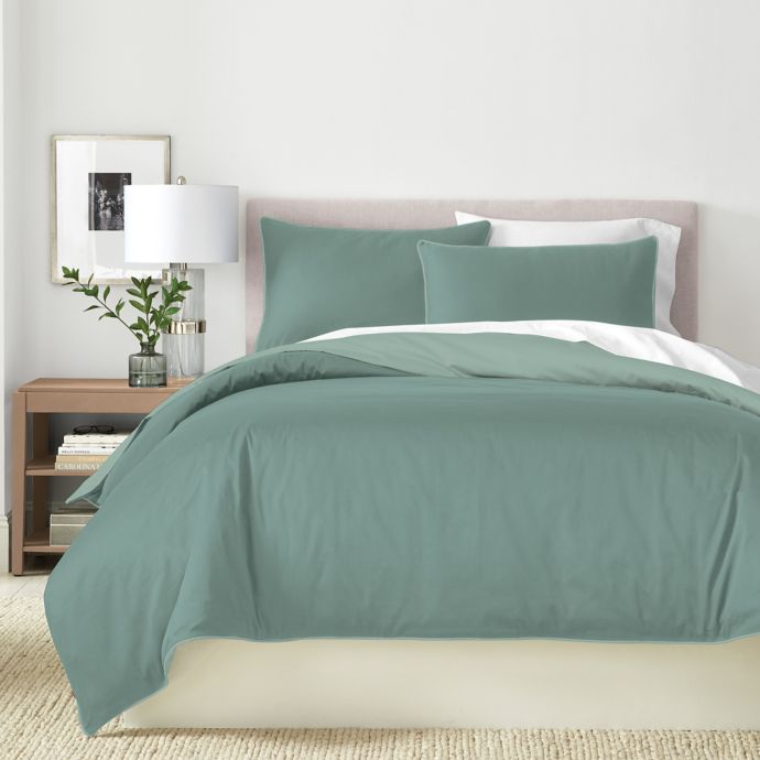 Canadian Living Solid Reversible Duvet Cover Bed Bath and Beyond Canada