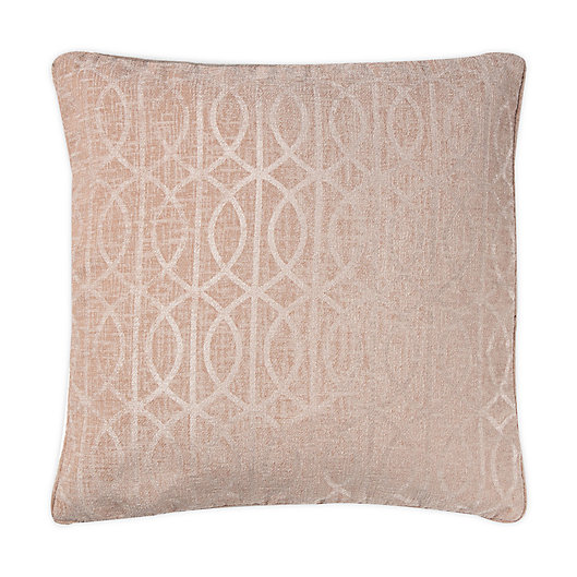 Alternate image 1 for Wamsutta® Trellis Square Throw Pillow in Rose Dust