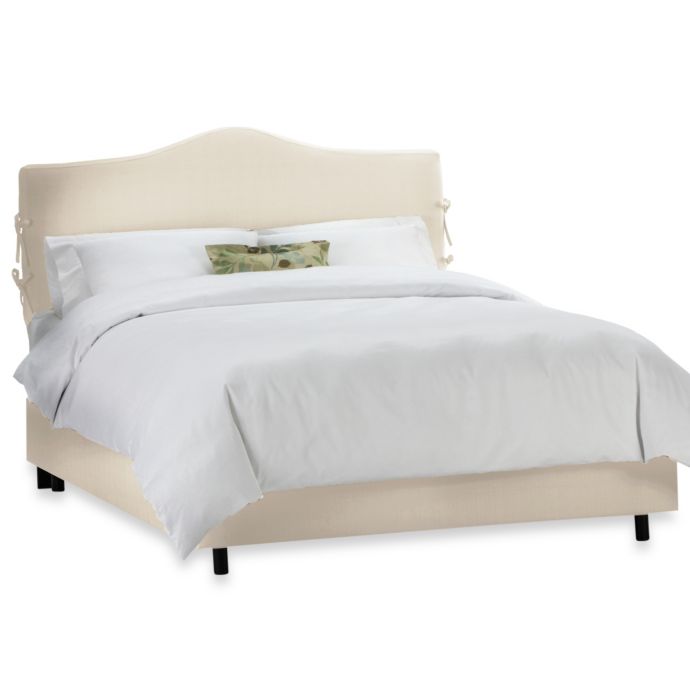 Skyline Slipcover Headboard in Twill Natural Bed Bath and Beyond Canada