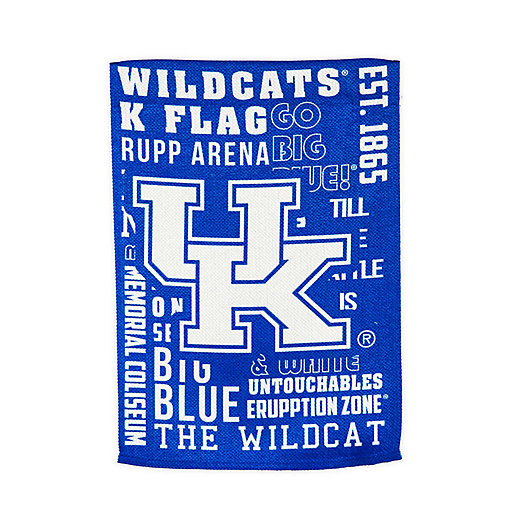 Alternate image 1 for University of Kentucky Fan Favorite Embossed House Flag