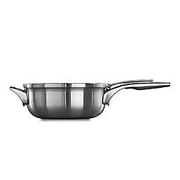 Calphalon® Premier™ Space Saving Stainless Steel Chef's Pan with Lid
