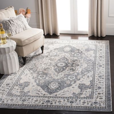 SAFAVIEH Vermont Collection VRM501A Flatweave Premium Wool Living Room Dining Bedroom Area Rug 6' x 6' Square Ivory/Green