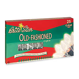 Brite Star 25-Count Old Fashioned Transparent Lights in Clear