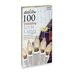 Brite Star 100-Count Twinkling Ice Lights in Clear
