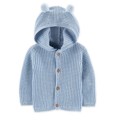 newborn hooded cardigan