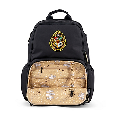 JuJuBe&reg; Be Zealous Harry Potter&trade; Mischief Managed Diaper Backpack in Black. View a larger version of this product image.