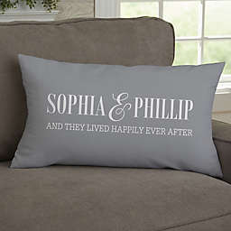 Better Together Personalized 12-Inch x 22-Inch Lumbar Throw Pillow