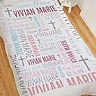 Alternate image 0 for Christening For Her Personalized 60-Inch x 80-Inch Fleece Blanket
