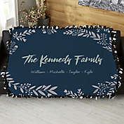 Cozy Home Personalized 50-Inch x 60-Inch Tie Blanket
