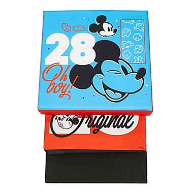 15&quot; Licensed Folding Ottoman- Classic Mickey. View a larger version of this product image.