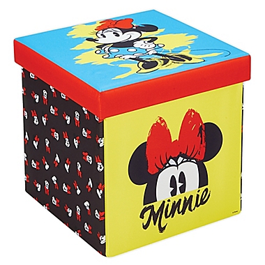 15&quot; Licensed Folding Ottoman- Classic Minnie. View a larger version of this product image.
