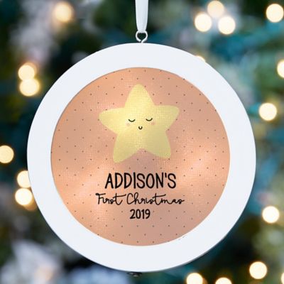 baby's first christmas ornament 2019