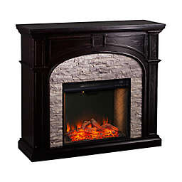 Southern Enterprises Tanaya Alexa-Enabled Faux Stone Electric Fireplace