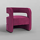 Alternate image 2 for Nicole Miller Jon Swivel Accent Chair in Fuchsia