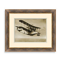 Vintage Biplane II 24-Inch x 20-Inch Framed Art