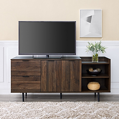 Forest Gate&trade; Harlow 58-Inch TV Stand in Dark Walnut. View a larger version of this product image.