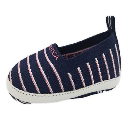 nautica pink slip on sneakers