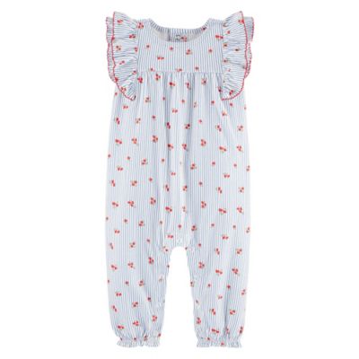 cherry print jumpsuit