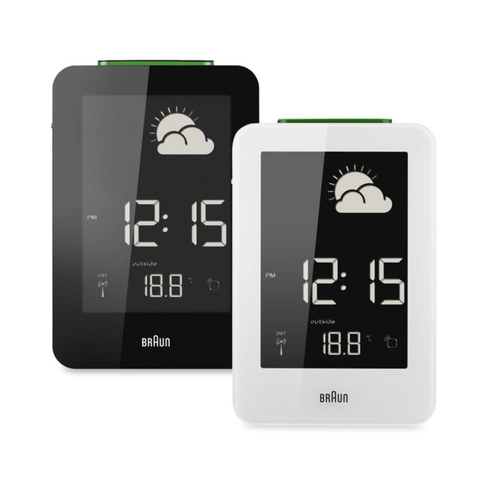 Braun® Weather Station Digital Alarm Clock Bed Bath & Beyond