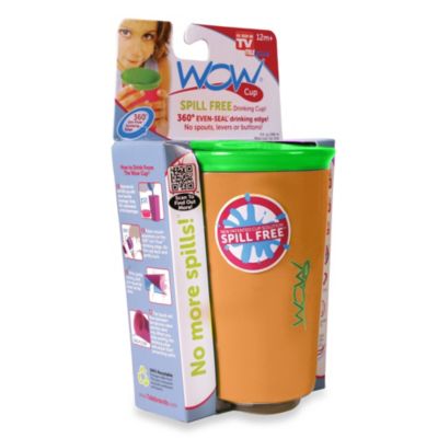 Wow Cup Spill Free Drinking Cup In Orange Bed Bath Beyond